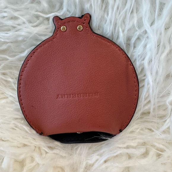 Burberry Antique Rose Leather Ladybug Coin Purse - Picture 3 of 4
